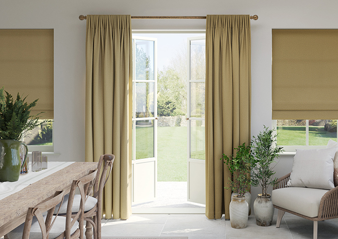 Carina, Ochre - Made to Measure Curtains - Image 3